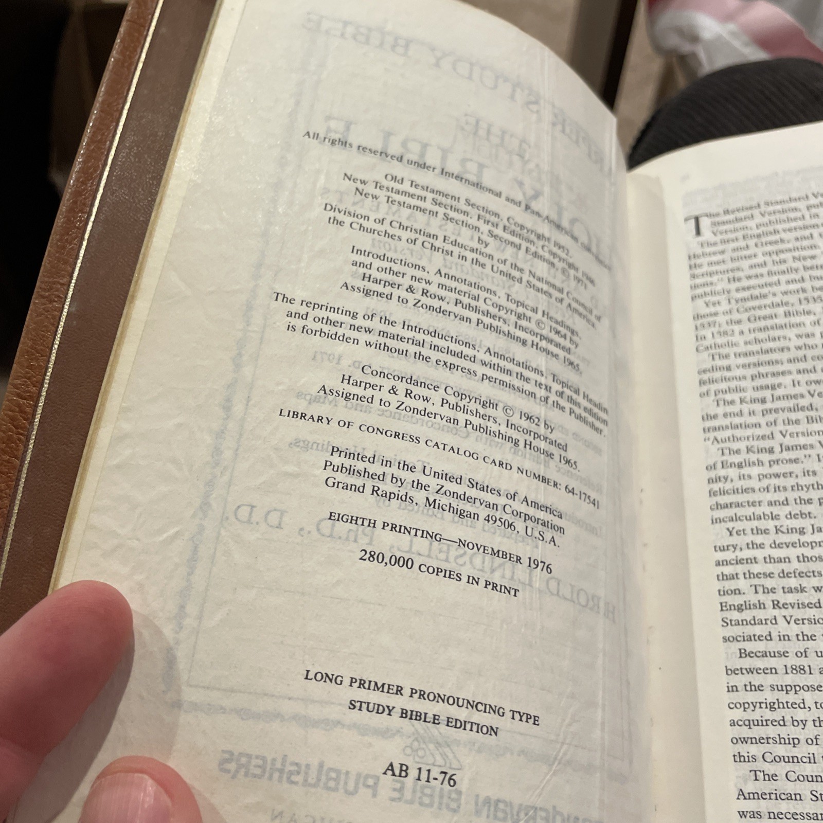 Harper Study Bible, RSV Tan Genuine Top Grain Leather