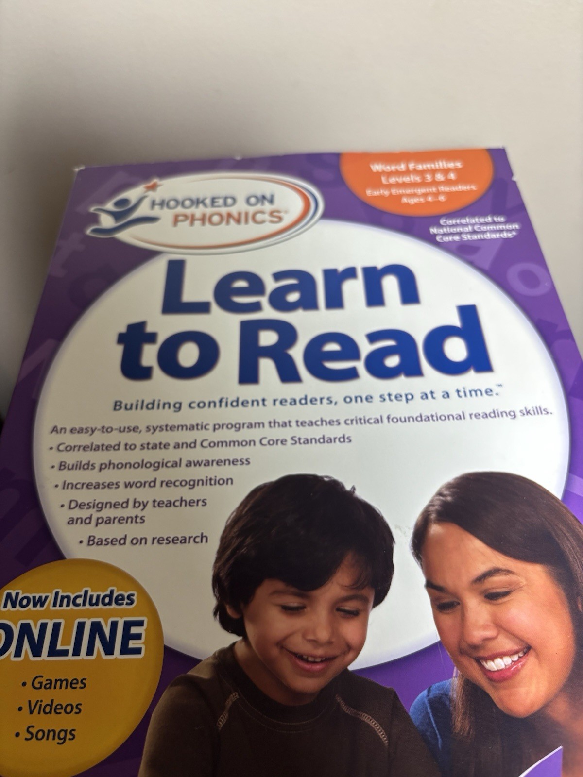 Hooked on Phonics Learn to Read Level 3 & 4 All About Letters 1 & 2 Lot Of 3
