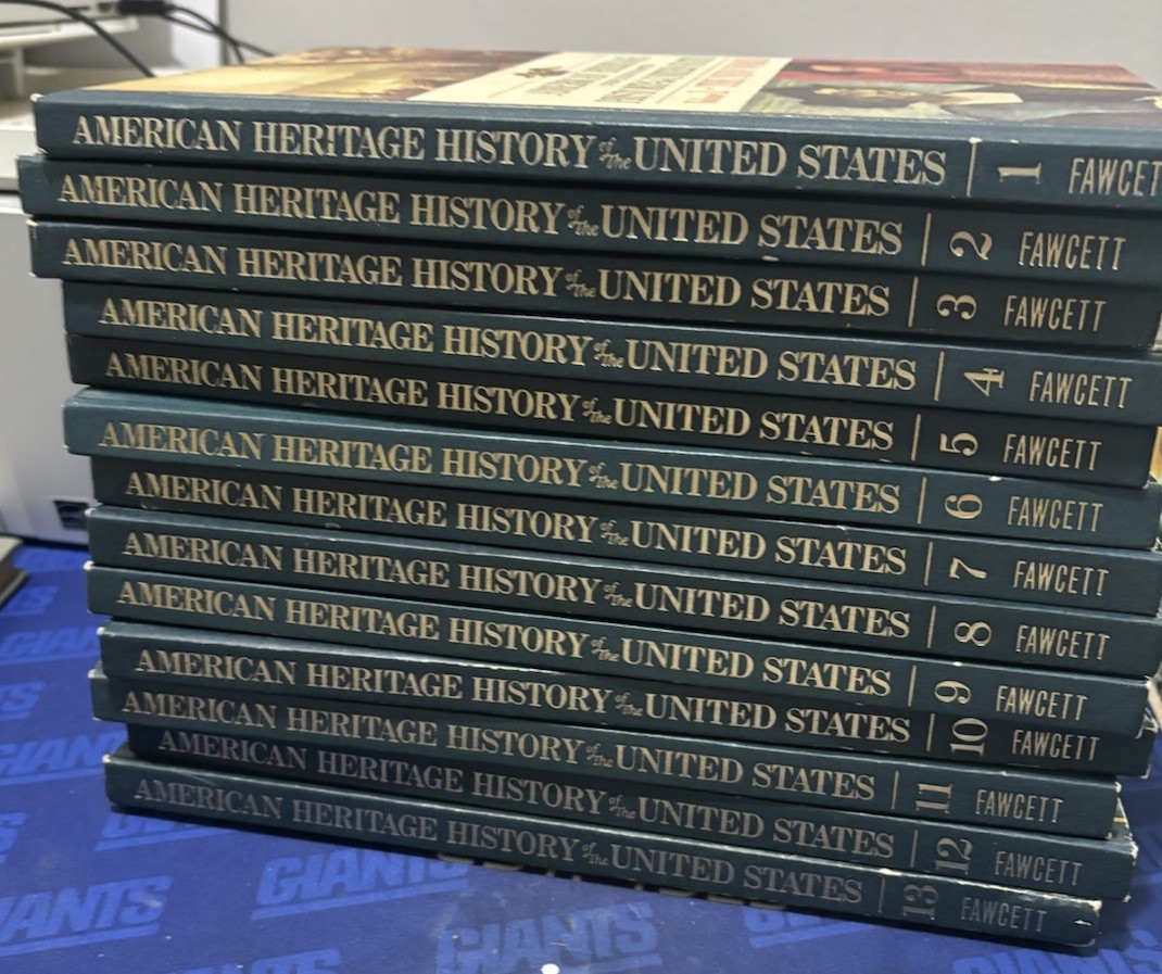 American Heritage History United States Vol 1-13 Hardcover Book Set Fawcett