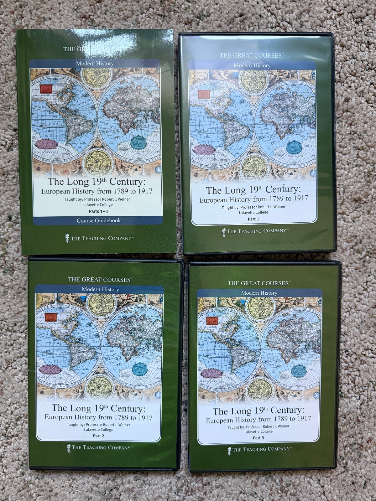 Great Courses: History WW 1 & 2, European, England, Irish & Celtic, Pompeii EUC