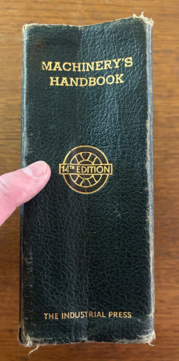 Machinery’s Handbook 14th Edition 1949 Reference Engineer Machinist -Poor Condit