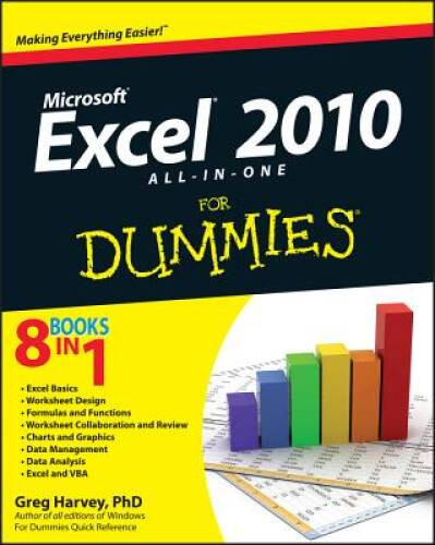 Excel 2010 All-in-One For Dummies – Paperback By Harvey, Greg – VERY GOOD