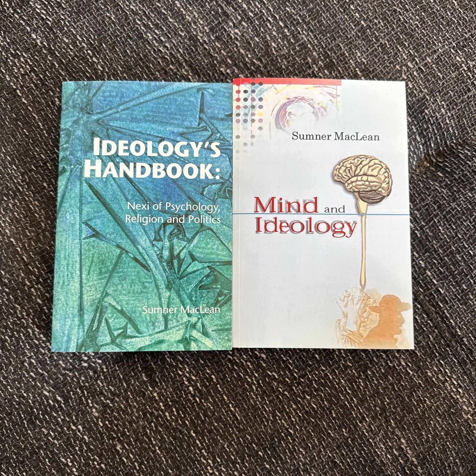 Mind And Ideology & Ideologys Handbook / Sumner Maclean Nexi Of Psychology