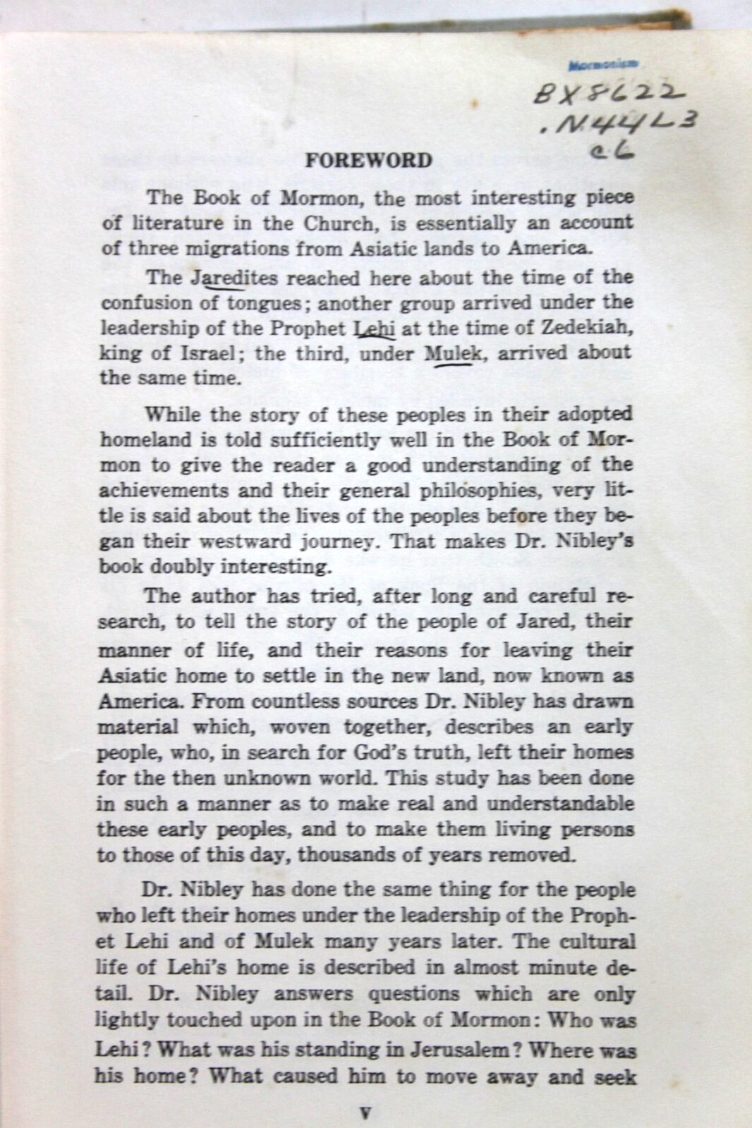 LDS Mormon Lehi in the Desert World of the Jaredites H Nibley 1952 HC Vintage
