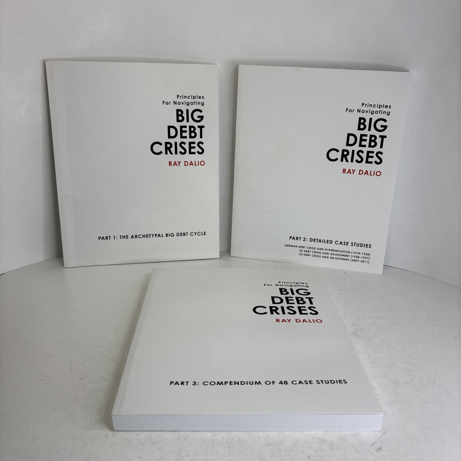 Big Debt Crises (All 3 books)- paperback Dalio, Ray