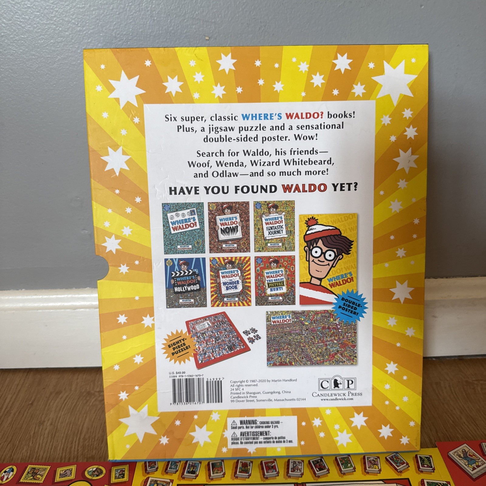 Where’s Waldo Super Six Set 6 Books and Poster No Puzzle Picture Hunt