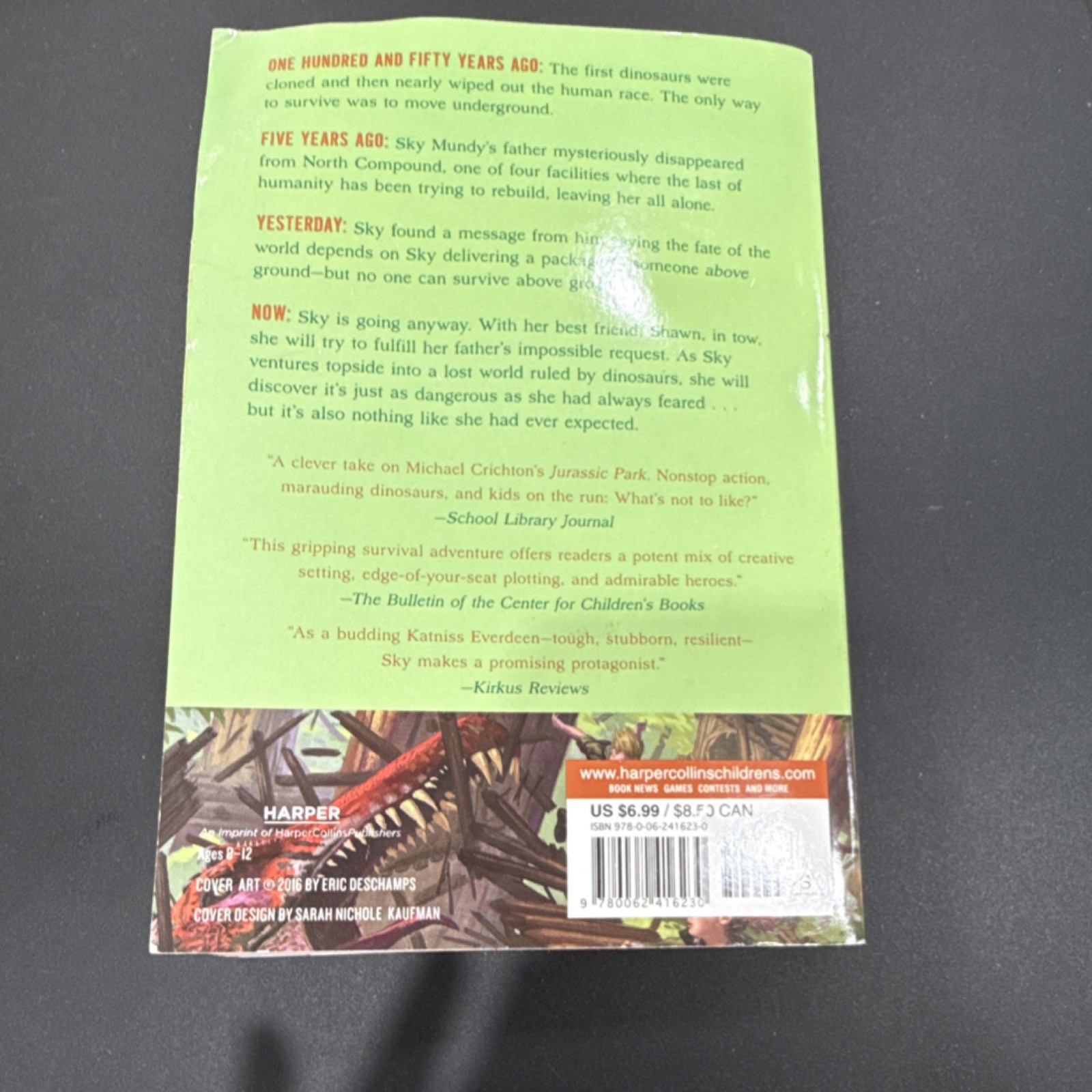 Laura Martin Edge of Extinction The Ark Plan Paperback Adventure Harper 2016