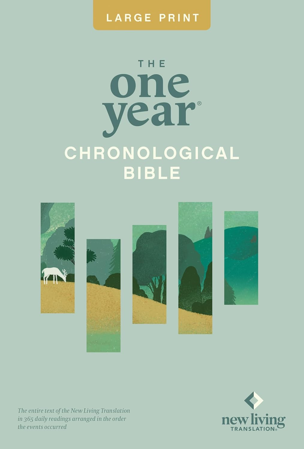 The One Year Chronological Bible NLT, Large Print Thinline Edition (Softcover) (