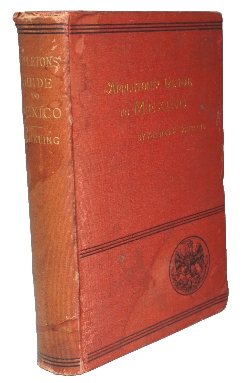 Appleton’s Guide to Mexico 1884 Conkling Map Travel Railroads Culture Commerce