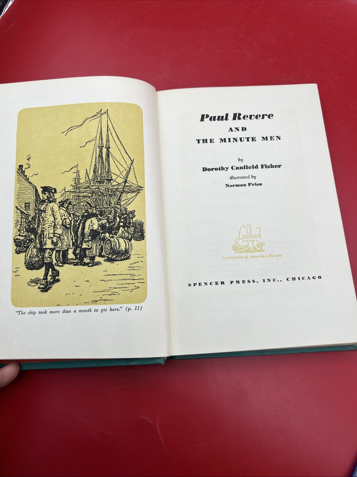VTG Paul Revere And The Minute Men By Dorothy Canfield Fisher 1950