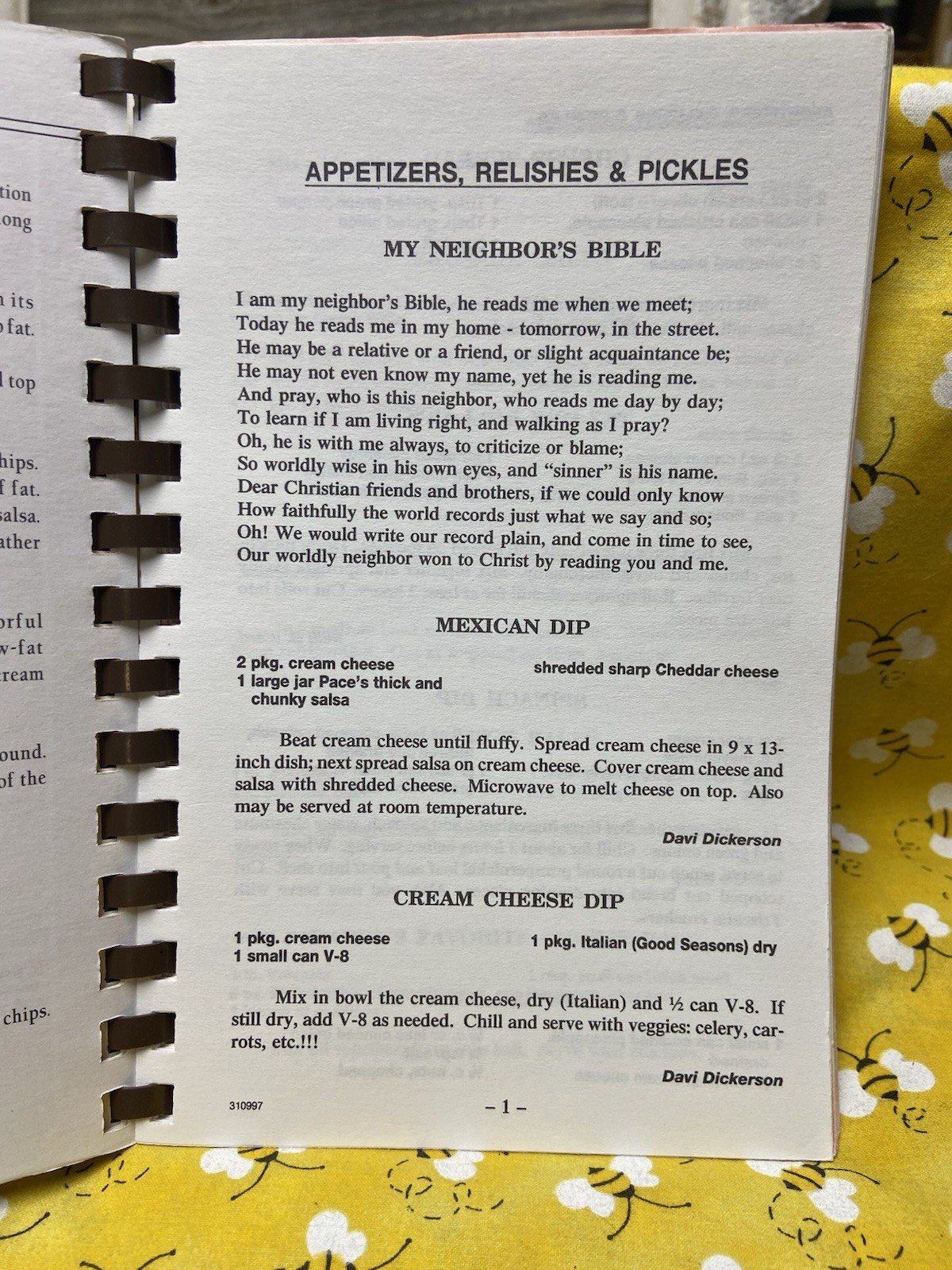 Cherished Recipes:Fairview Baptist Church Cookbook 1996 Grannycore