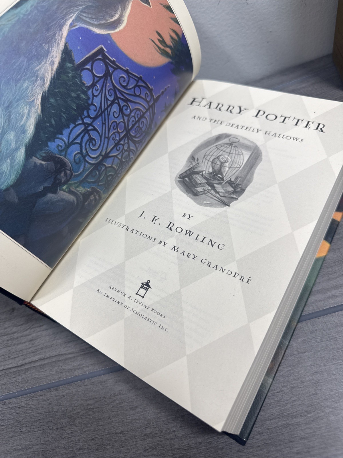 Harry Potter and The Deathly Hallows: JK Rowling Deluxe Edition (759 Error) VG