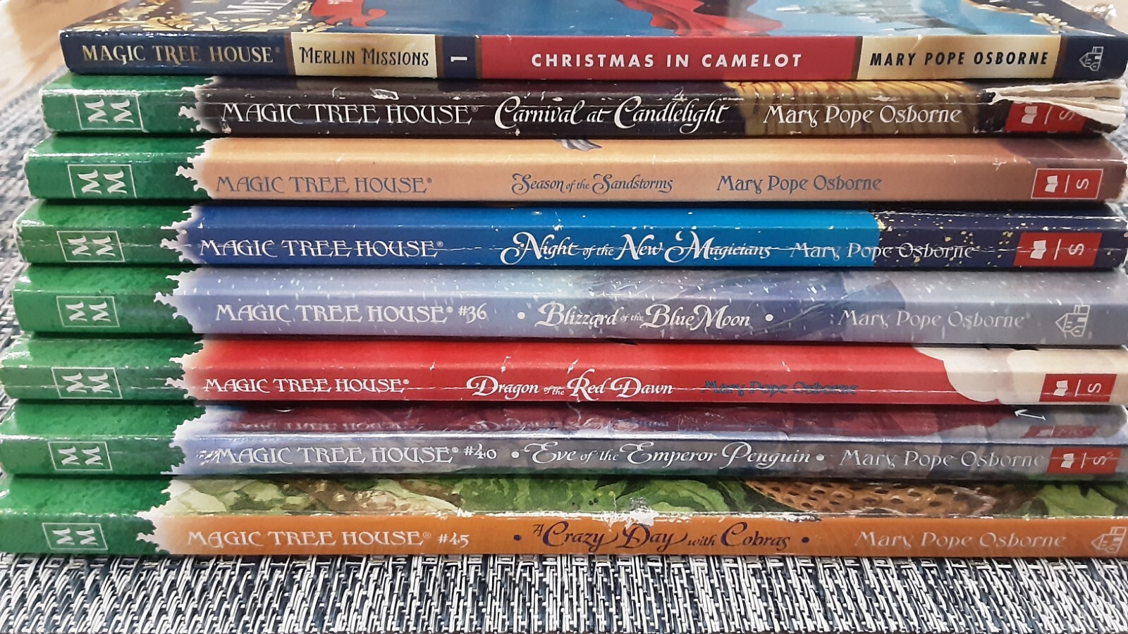 MAGIC TREE HOUSE Merlin Mission Paperback Books by Mary Pope Osborne Lot Of 8…