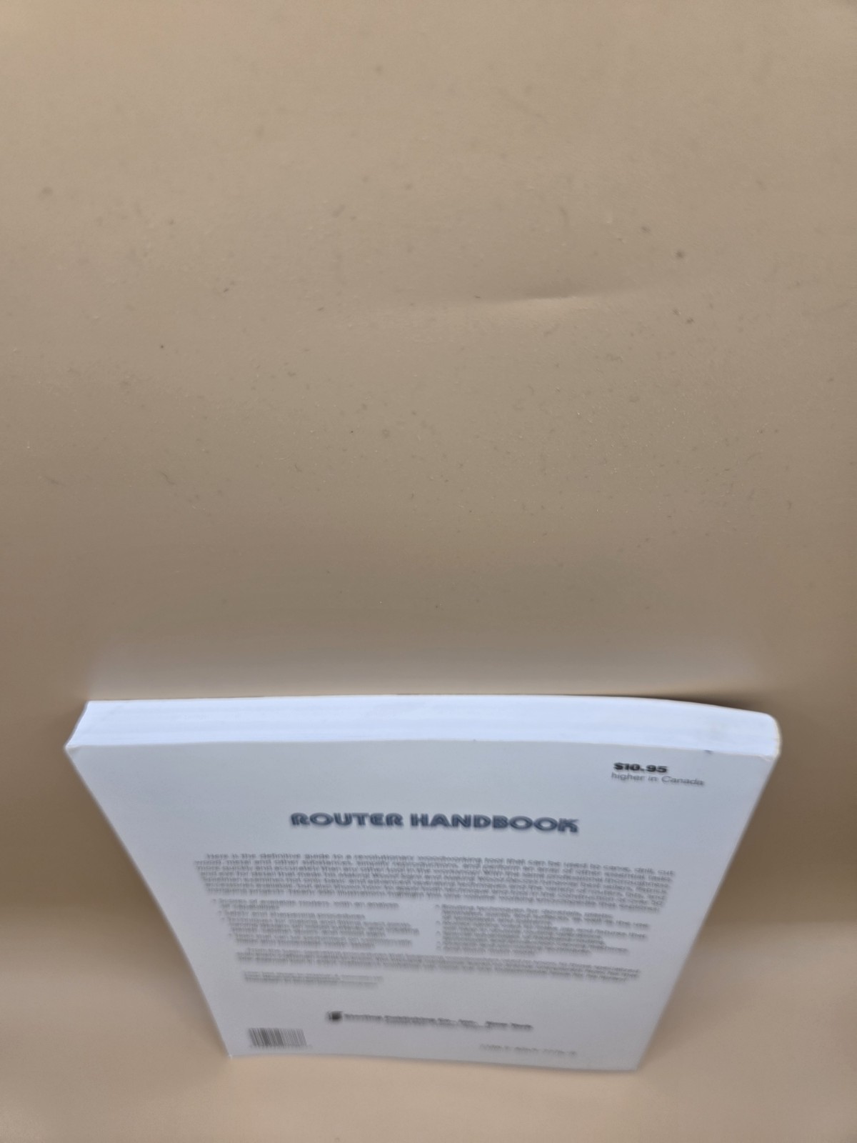 Router Handbook by Patrick Spielman Softcover