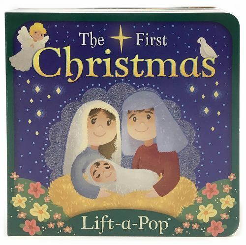 The First Christmas: Lift-a-Pop Pop-Up- 1680522310, board book, Holly Berry-Byrd