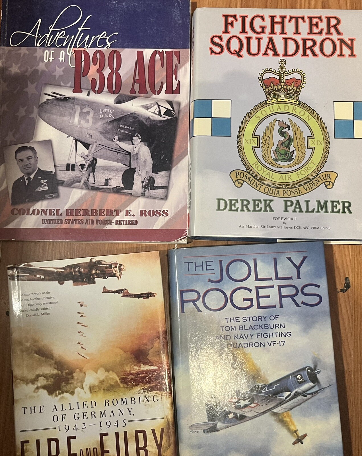 World War Two Aviation Four (4) Rare Book Collection #1 – Free Shipping