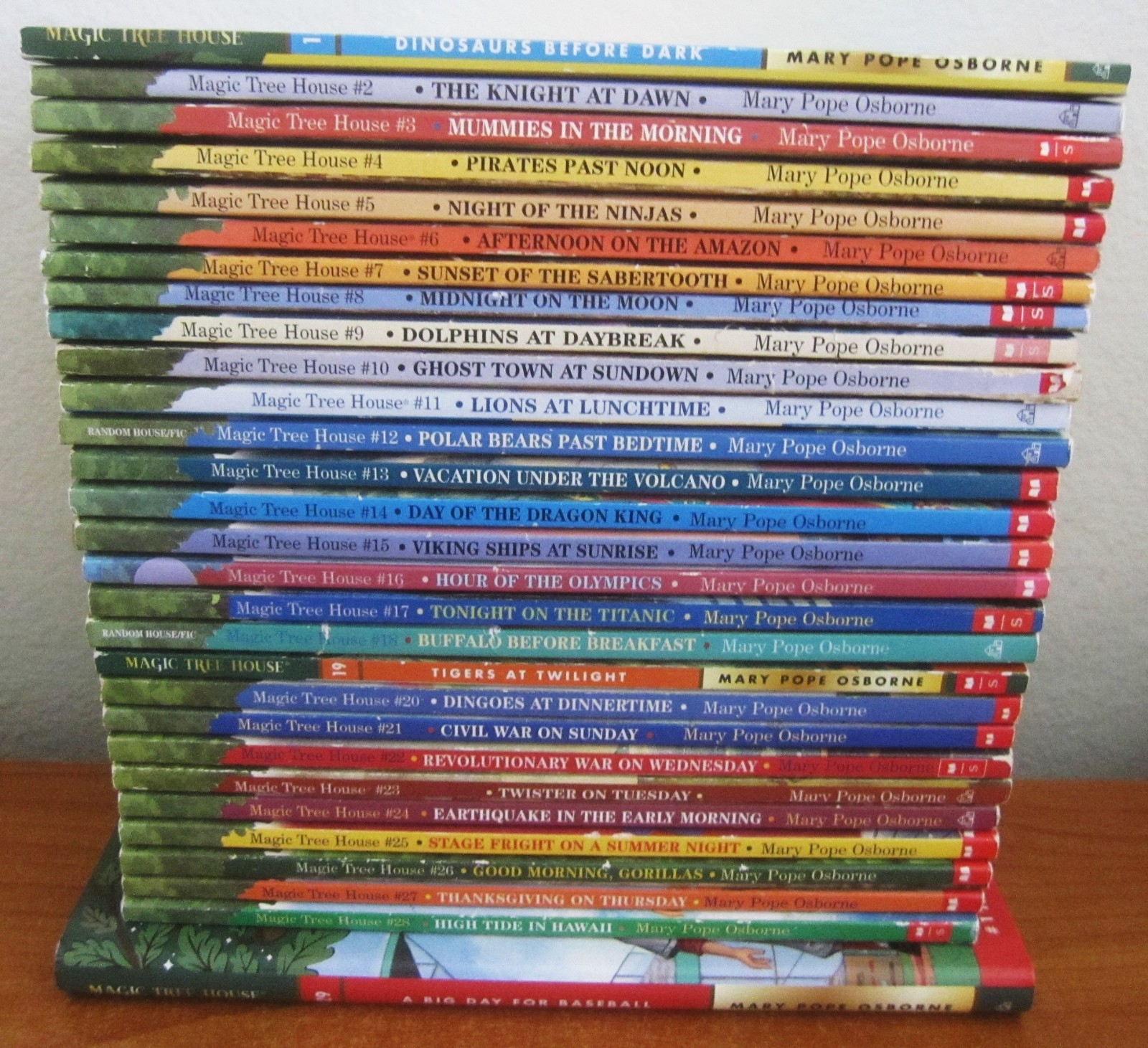 MAGIC TREE HOUSE BOOKS #1-29 by MARY POPE OSBORNE