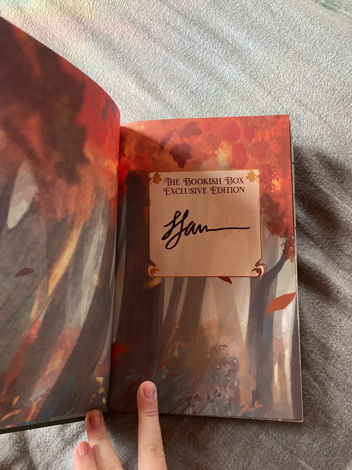 Autumn’s Tithe by Hannah Parker Bookish Box Exclusive Edition Signed & Stenciled