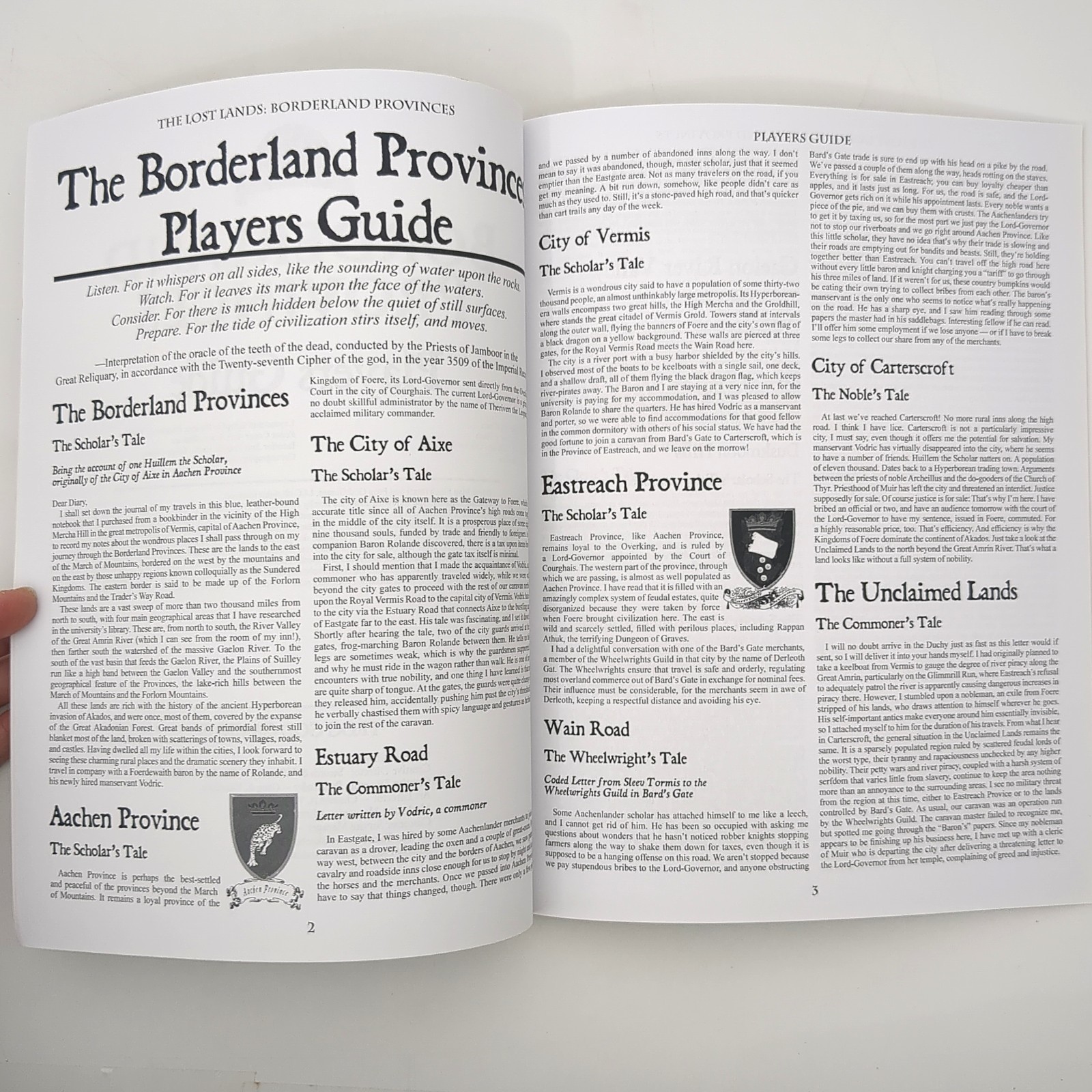 Borderland Provinces Players Guide Frog God Games The Lost Lands Matthew Finch