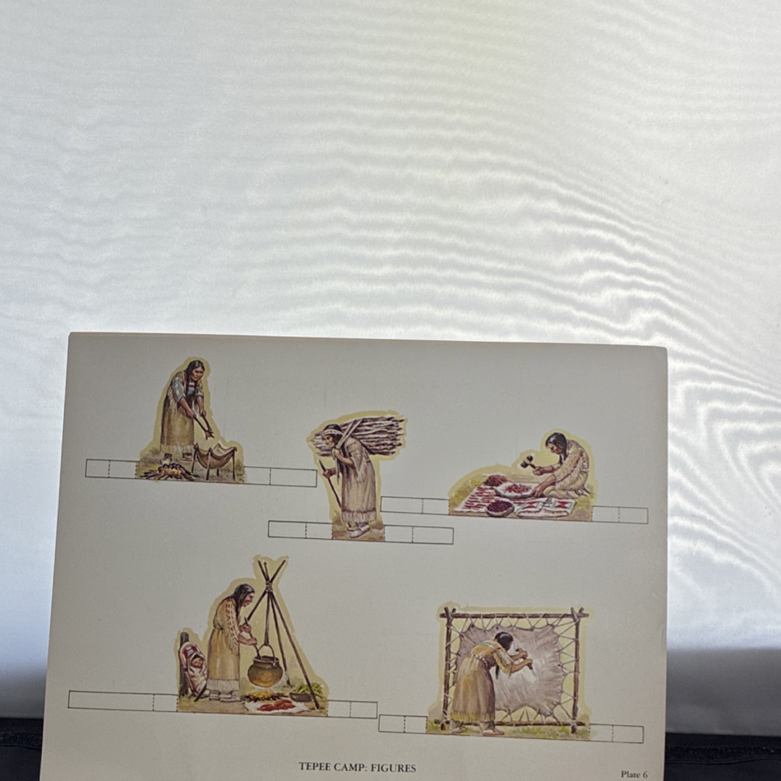 Matthew Kalmenoff Plains Indians Diorama to Cut & Assemble PB Illustrated 1975