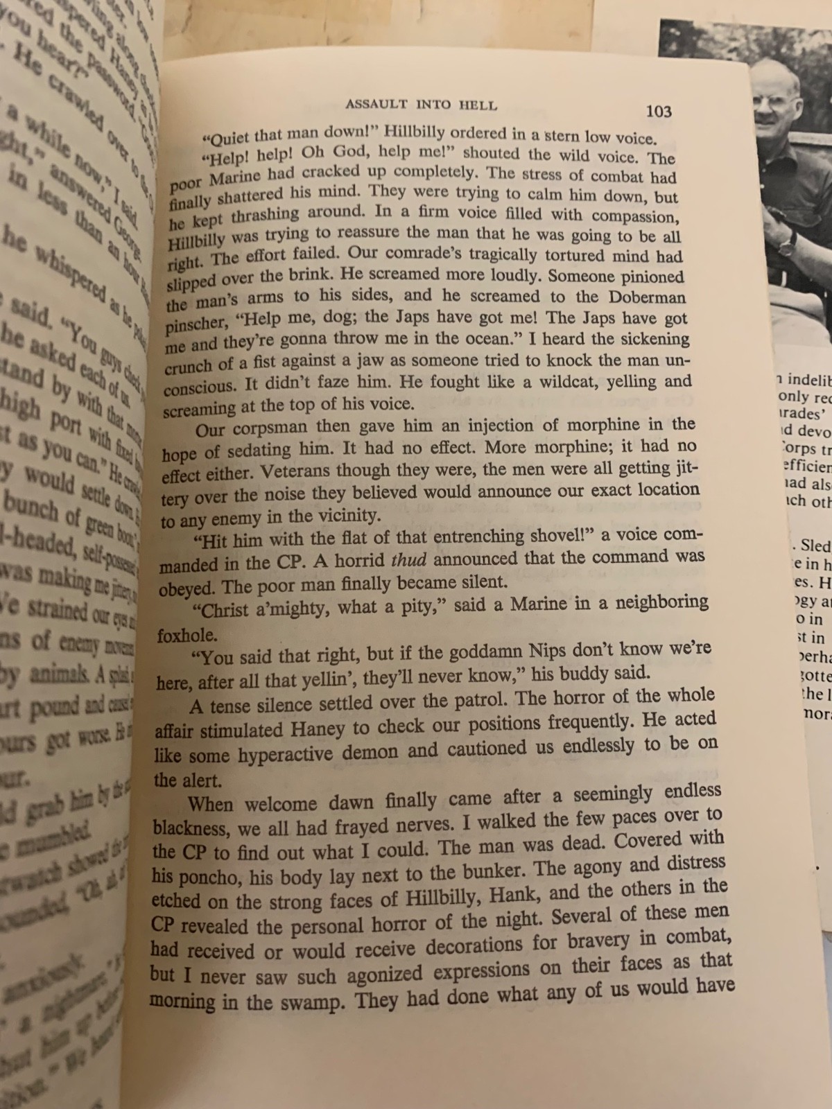 With the Old Breed at Peleliu and Okinawa by E. B. Sledge 1981 HCDJ BCE Good