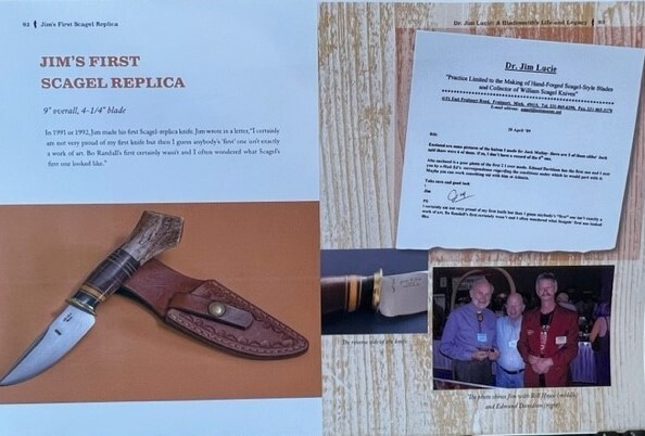 Dr. Jim Lucie: A Bladesmith’s Life & Legacy -New Hardbound Book with 300+ photos