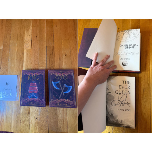 SIGNED AND QUOTED Ever Seas / King & The Ever Queen Arcane Society L.J. Andrews