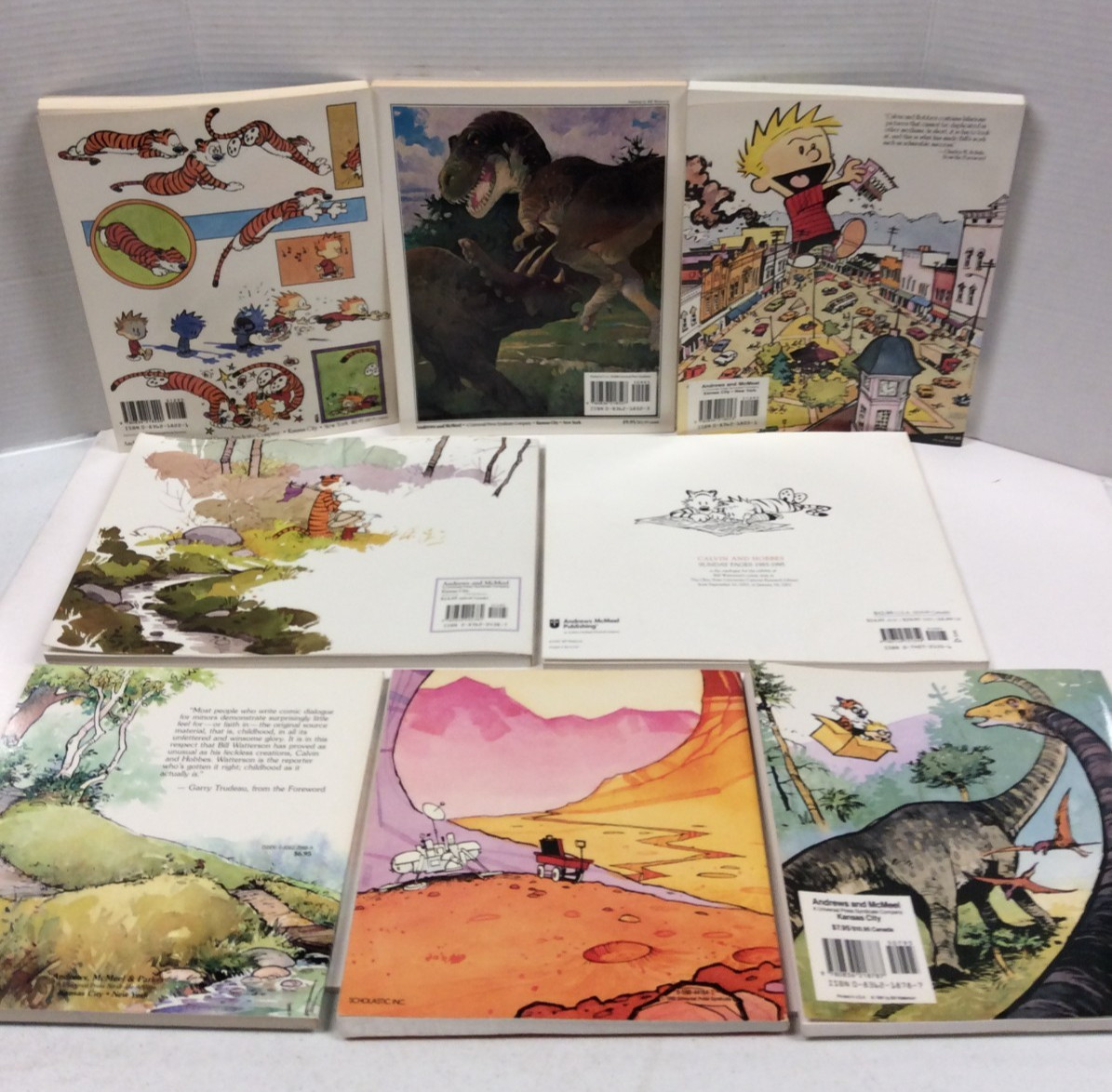 CALVIN AND HOBBES – LOT OF 8 PBs Bill Waterson