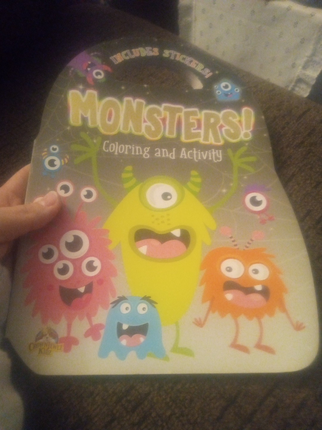 ‘Monsters!’ Coloring and Sticker Activity Book – Includes Stickers