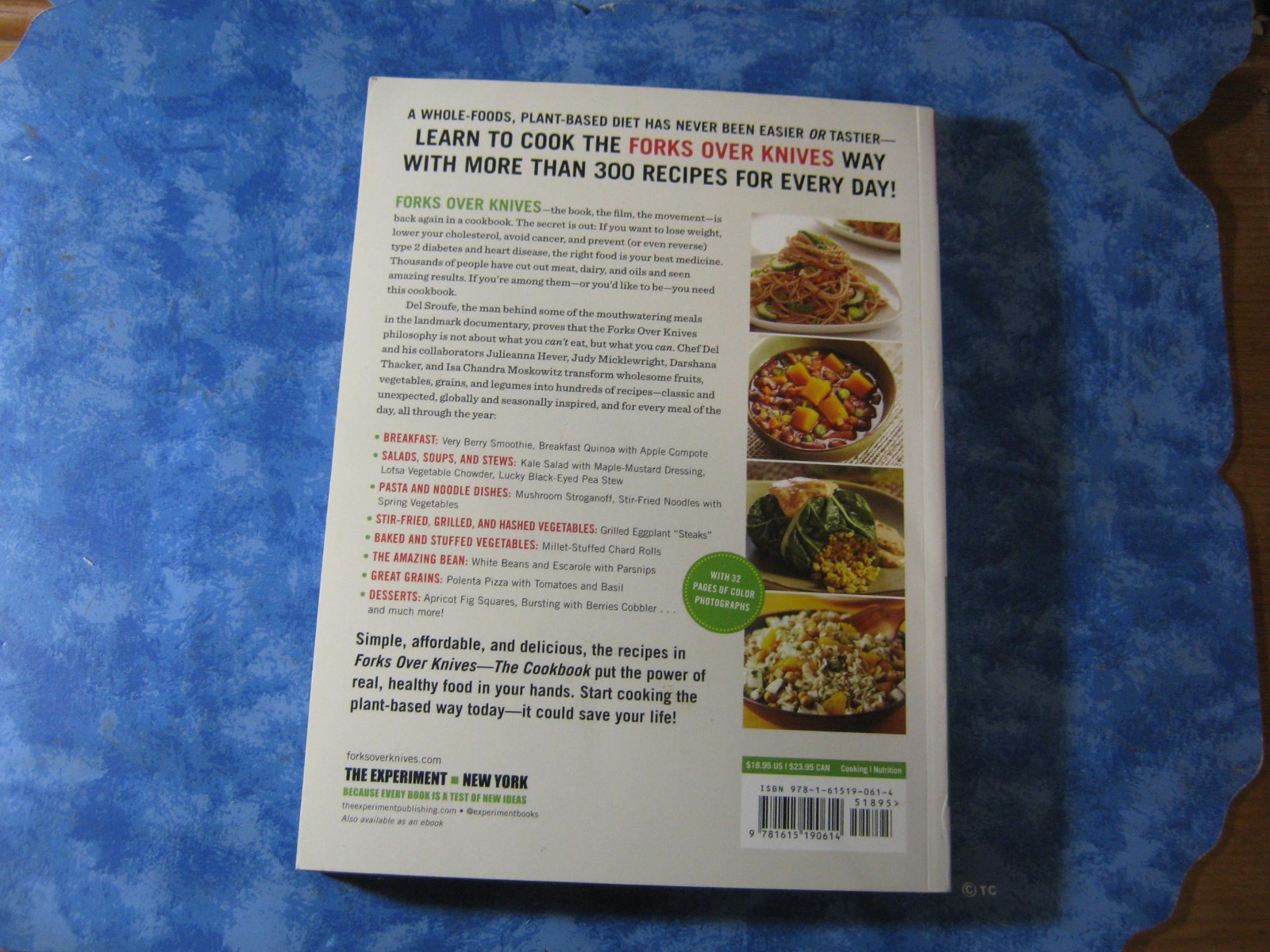 FORKS OVER KNIVES THE COOKBOOK 300+ Recipes DEL SROUFE 2012 NYT Bestseller XLNT