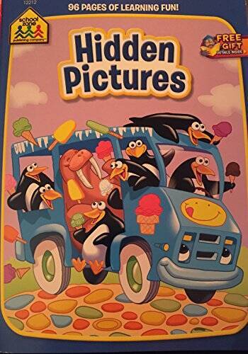 School Zone Hidden Pictures – Paperback By Vision St – GOOD