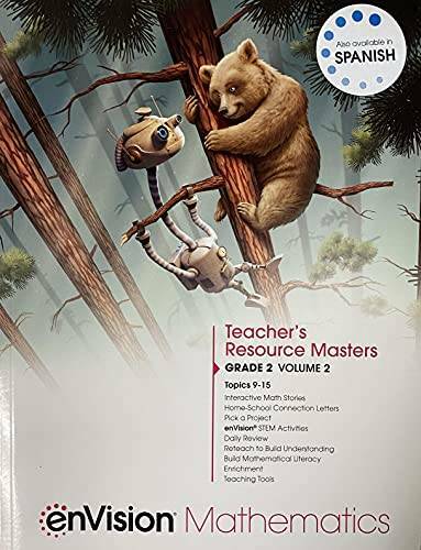 enVision Mathematics, Teachers Resource Masters, Grade 2 Volume 2, c 20 – GOOD