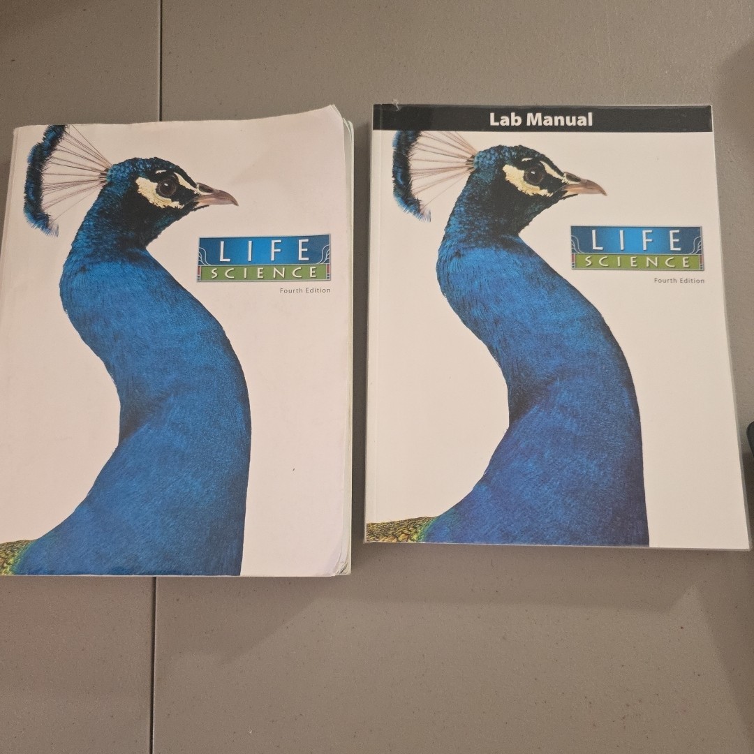 BJU Life Science -student text & Lab Manual -4th Edition,