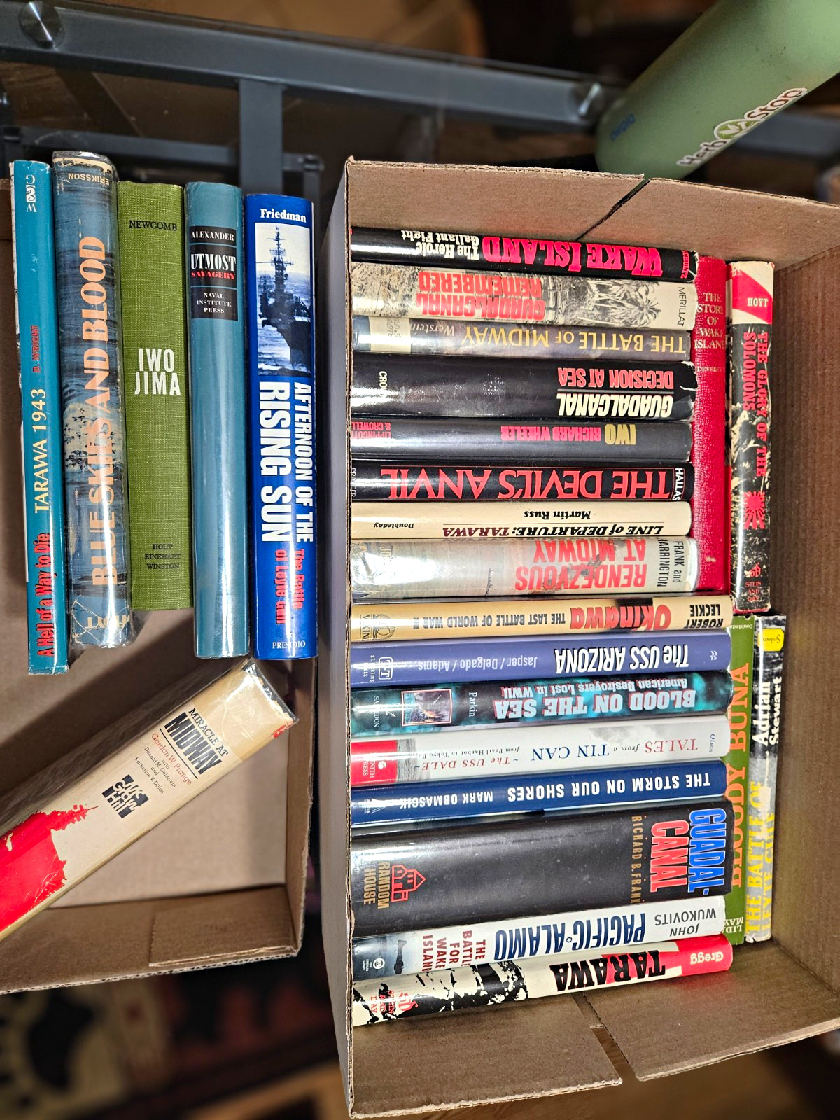 WWII Pacific Theater History Collection 26 Hardcover Books Guadalcanal, Midway