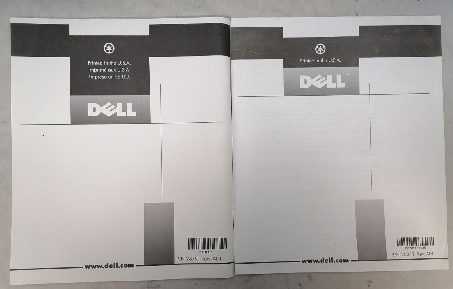 1999 Dell OptiPlex System and Setup Information Guide 2879T 2531T