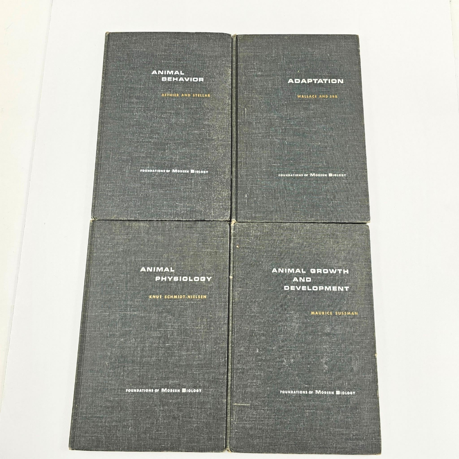 Foundations of Modern Biology Lot of 4 Animal Behavior Physiology Adaptation