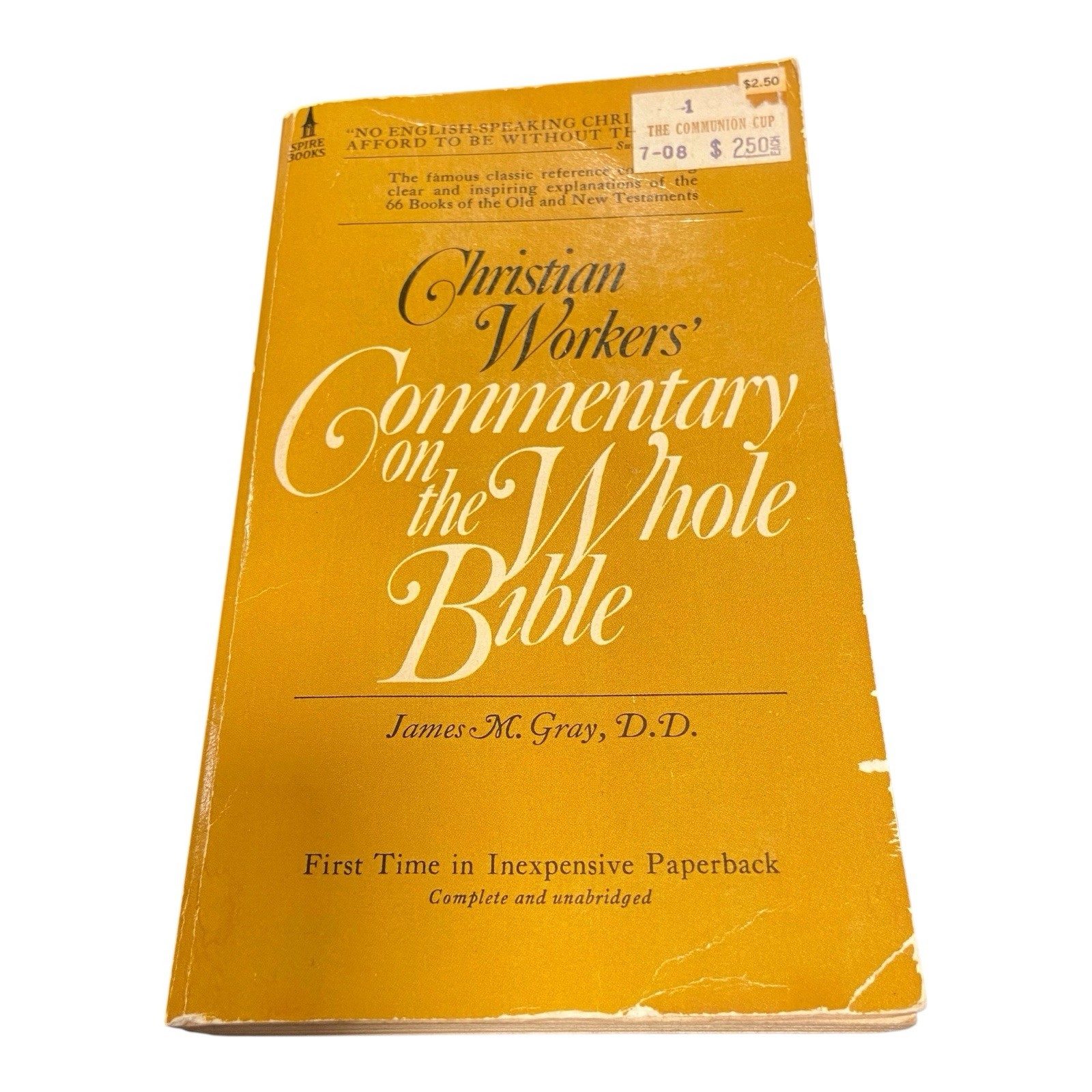 Christian Workers Commentary On The Whole Bible By James M Gray 1977 Paperback