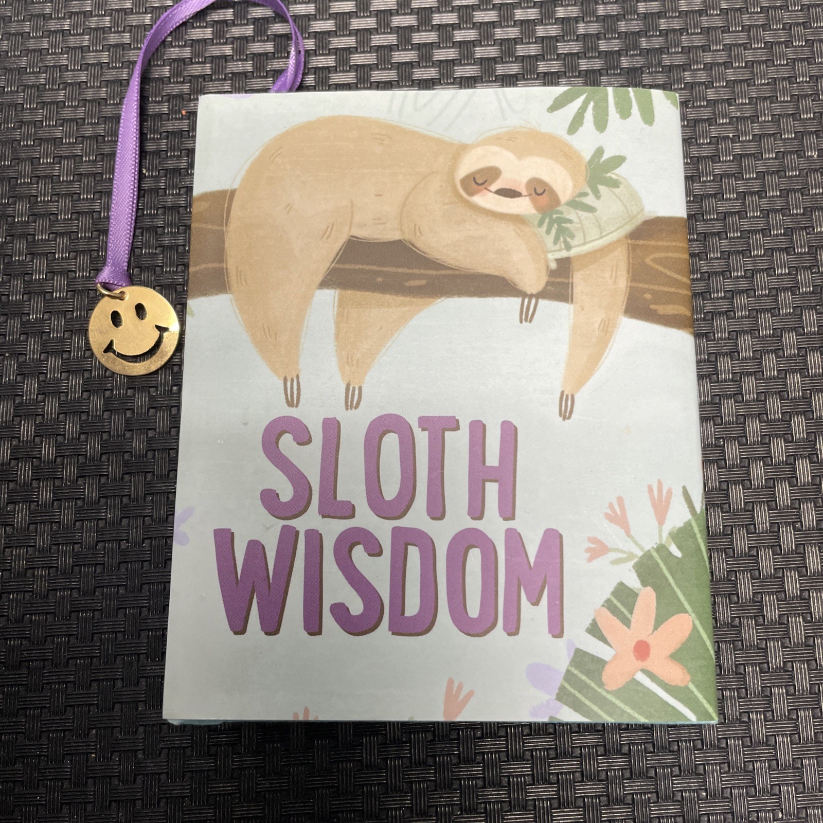 Sloth Wisdom Mini Book Hardcover