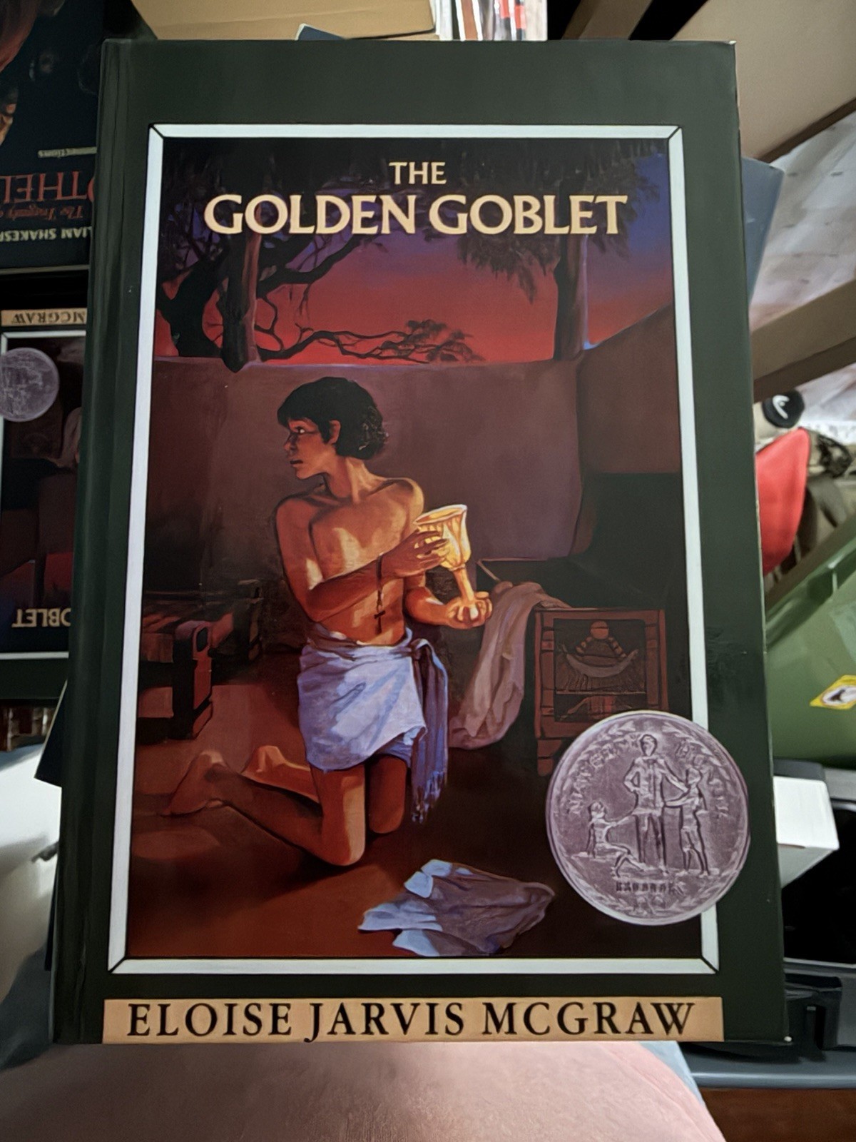 The Golden Goblet by Eloise Jarvis McGraw Hardcover Newbery Honor Book