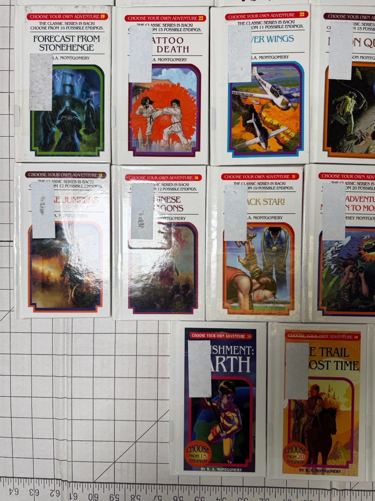 Choose Your Own Adventure Lot of 27 Hardcover Books R.A. Montgomery Follett
