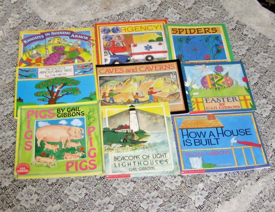 Lot of 9 Gail Gibbons Picture Books Homeschool Science Animals Teacher Classroom