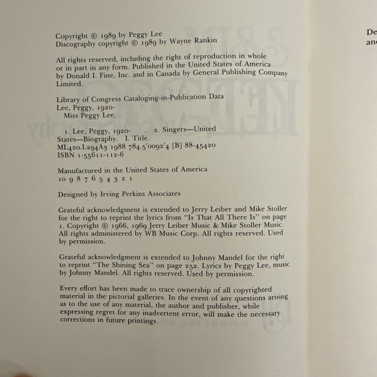 John Lennon 1st Ed Memoirs Book Lot Sherman Alexie Peggy Lee Ruth Reichl 6