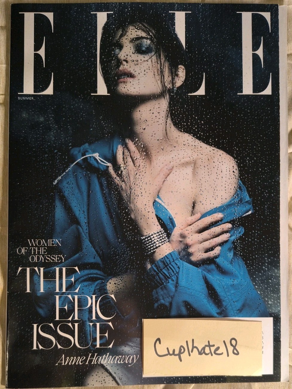 ELLE USA MAGAZINE Summer June 2026 NEW Anne Hathaway Cover The Epic Issue