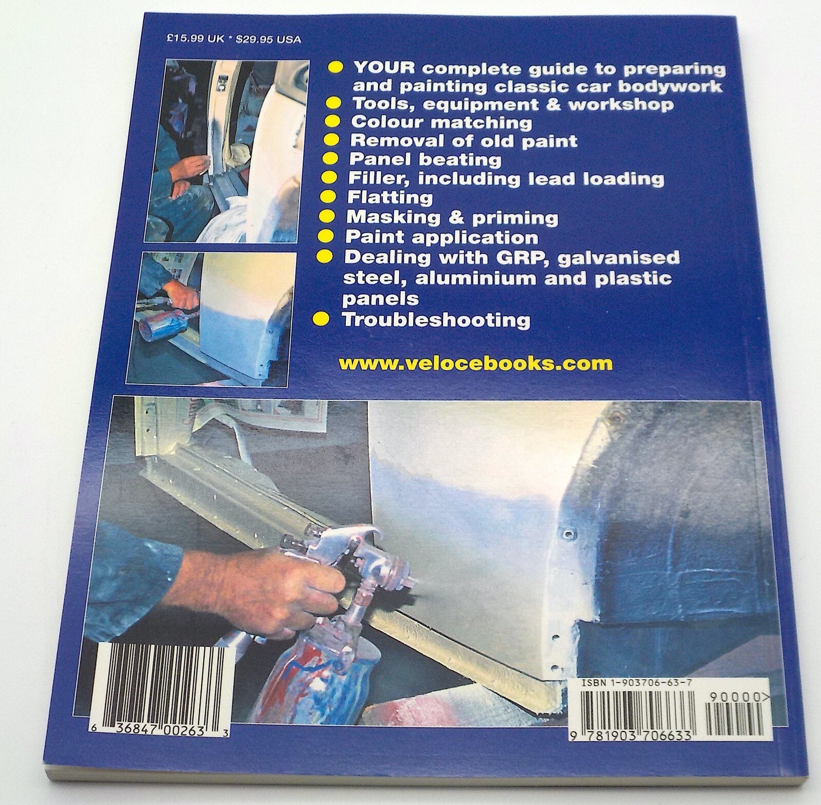 HOW TO PAINT CLASSIC CARS Martin Thaddeus Veloce Publishing