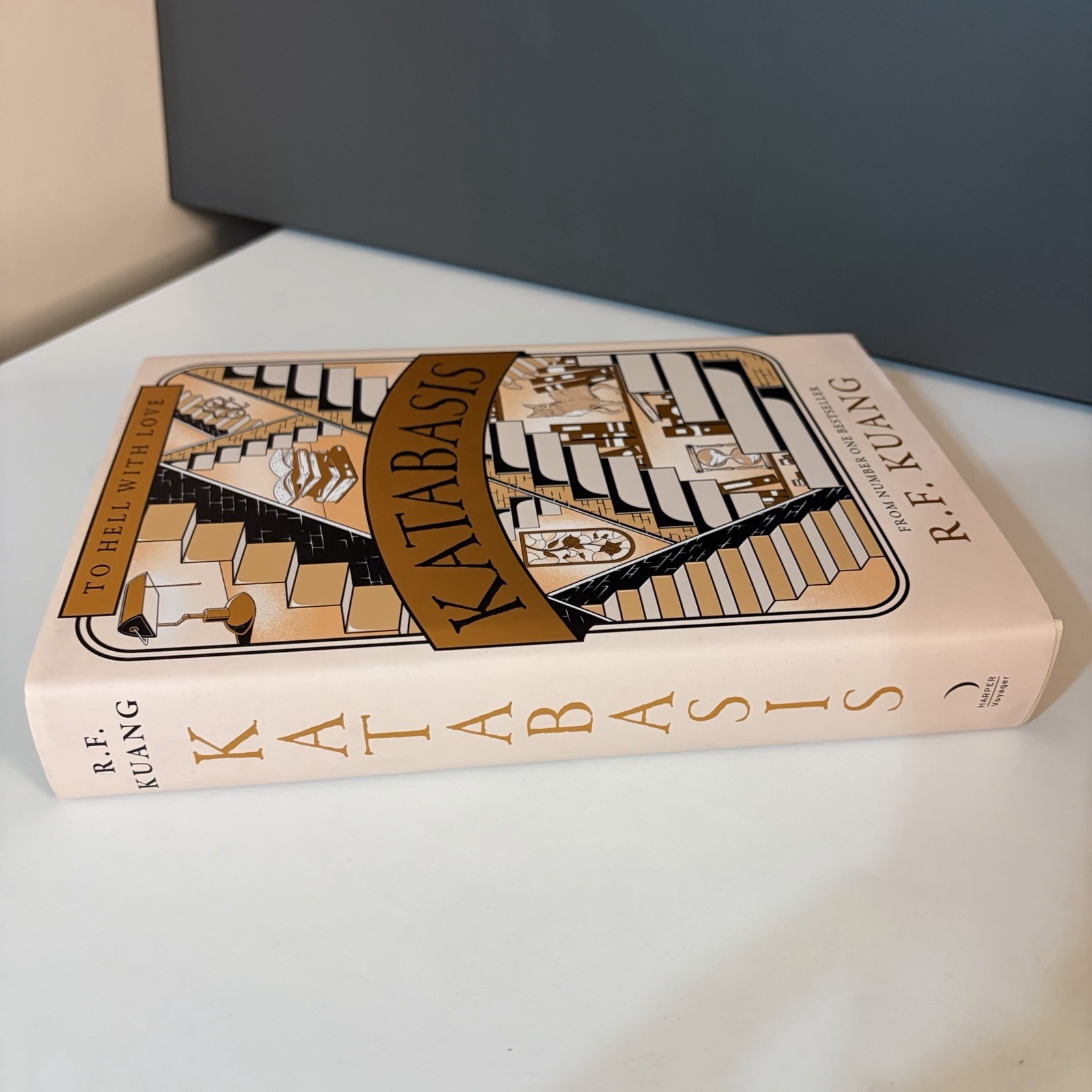 Fairyloot Exclusive Edition Katabasis by R. F. Kuang Hardcover Sprayed Edges