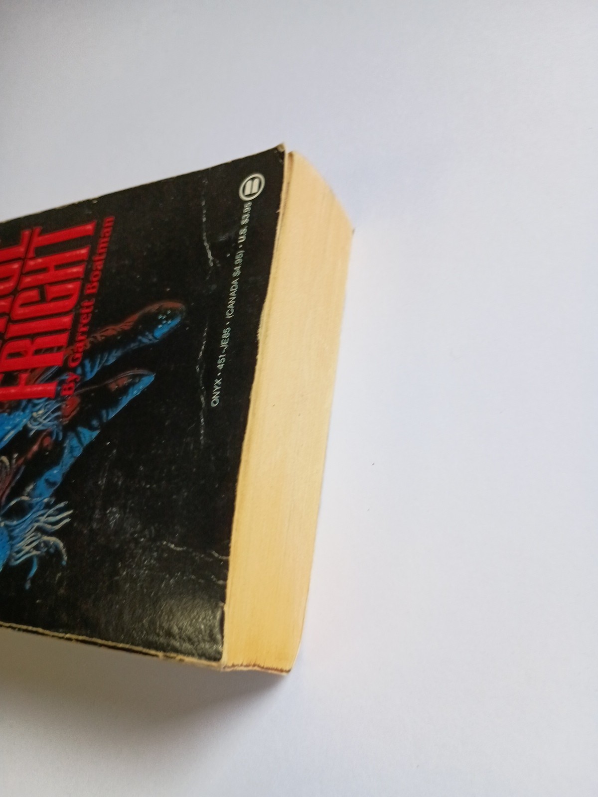 Stage Fright by Garrett Boatman 1st Edition New American Library, 1988