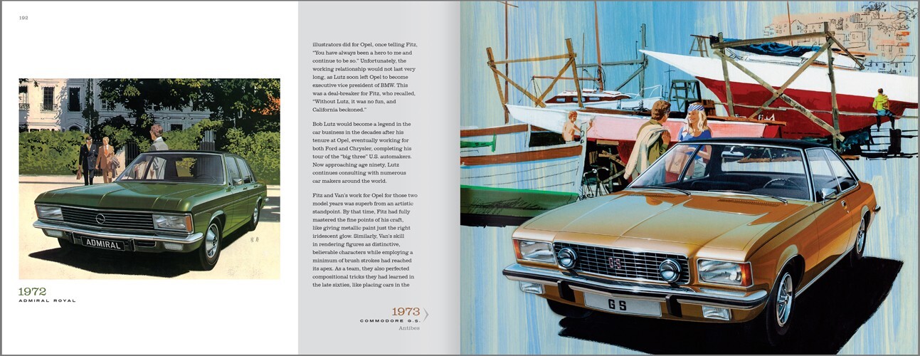 Art Fitzpatrick & Van Kaufman Car Art Book Pontiac Buick Mercury