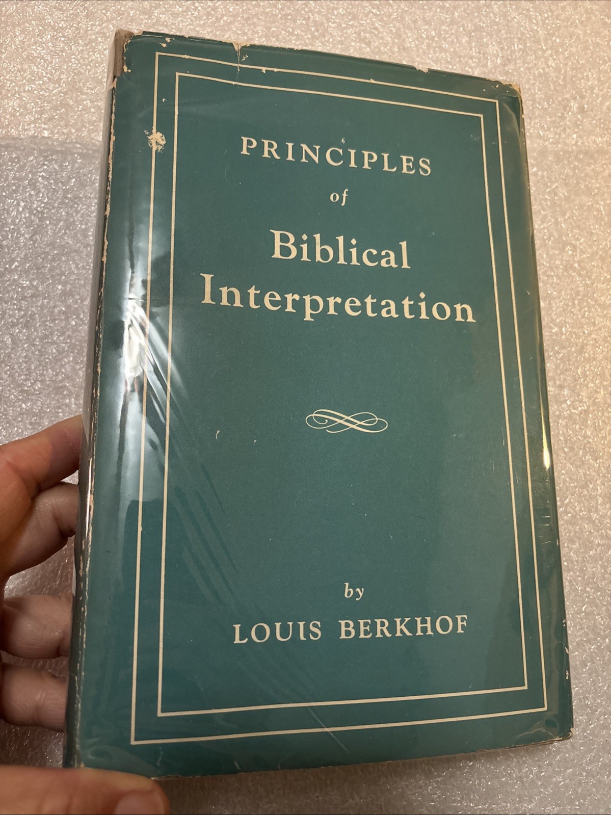 Principles Of Biblical Interpretation ~ Louis Berkhof Sacred Hermeneutics 1969