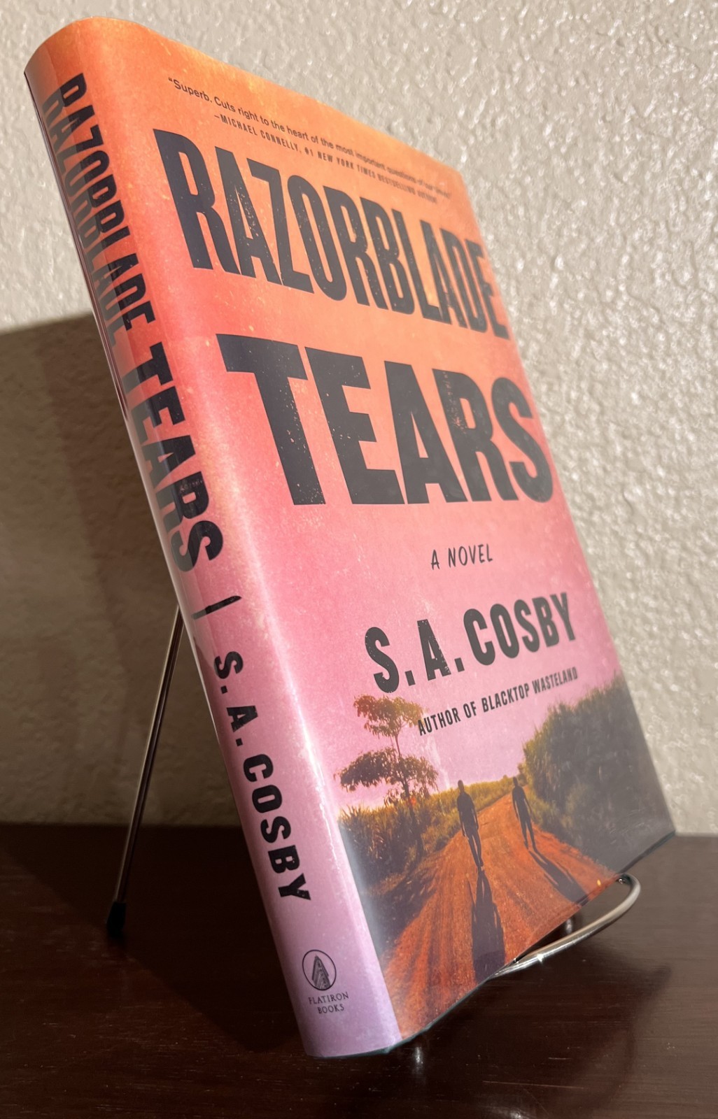 SIGNED ~ RAZORBLADE TEARS : A Novel by S. A. Cosby (2021, Hardcover) 1st/1st