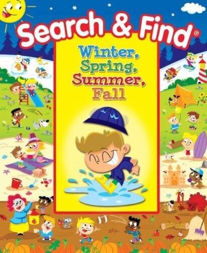 Search and Find: Winter, Spring, Summer, Fall – Hardcover – GOOD